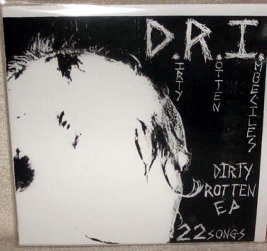 DRI "Dirty Rotten" 7" (Beer City) Black Vinyl